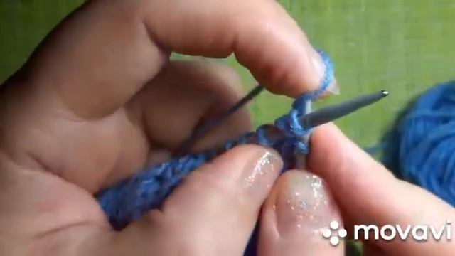 Простой узор спицами..Две петли из двух смотреть онлайн