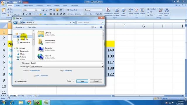 Save Excel FIle Delete Worksheet 2007 hindi C7 L5.6 смотреть онлайн