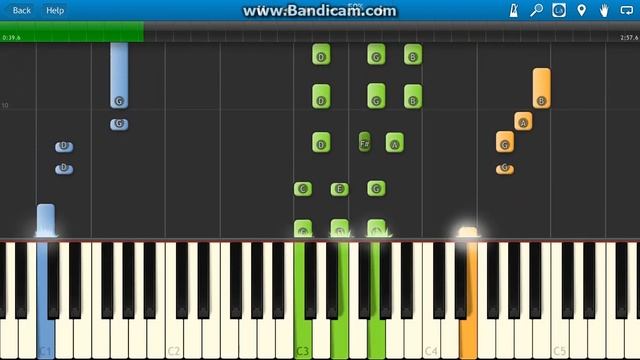 My Chemical Romance - Fake Your Death Piano Tutorial - How to play - Synthesia смотреть онлайн