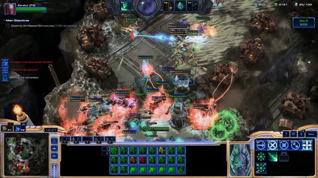 StarCraft 2 Co-op: Zeratul Level 07 смотреть онлайн