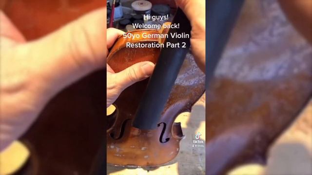 Vintage German Violin Restoration - 50-Year-Old Violin