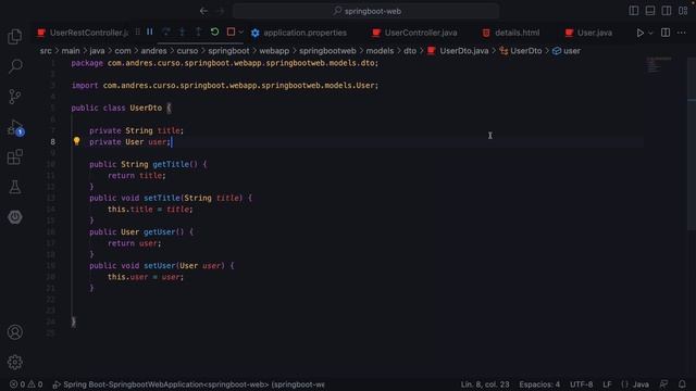 Spring Boot 3: La clase y objeto DTO (Data Transfer Object) смотреть онлайн