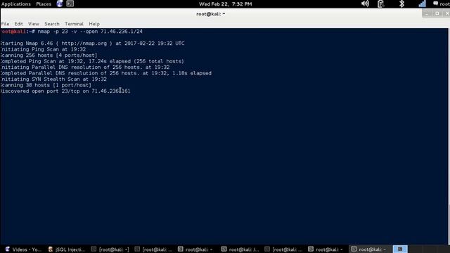 NMAP Tutorial - Telnet Port Scan (Port 23) [Kali Linux] смотреть онлайн