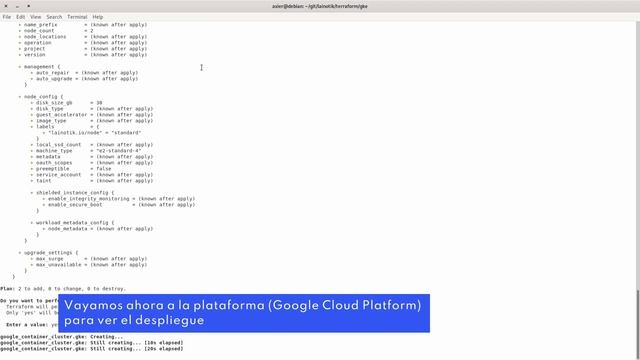 Crear y desplegar un clúster de Kubernetes en GKE con Terraform смотреть онлайн