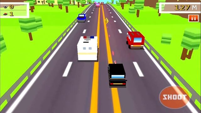Blocky Road Blaster - 3D ( Fun Race & Shoot Game ) - Black Chilli Games Walkthrough смотреть онлайн