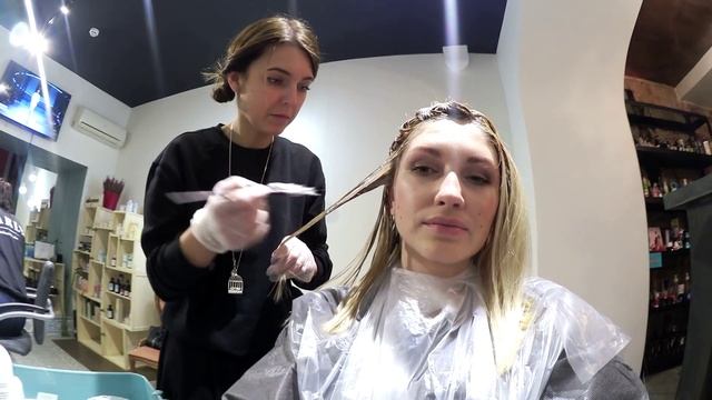 HAIR VLOG / Окрашивание БАЛАЯЖ / Я Покрасилась в Натуральный Цвет смотреть онлайн