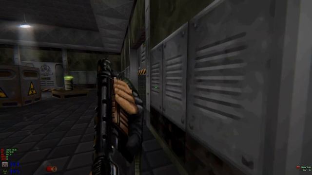 BRUTAL DOOM v21 Extermination Day. Hangar, Nukage Processing смотреть онлайн