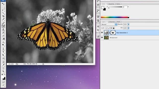 Photoshop CS3 - Adjustment Layer смотреть онлайн