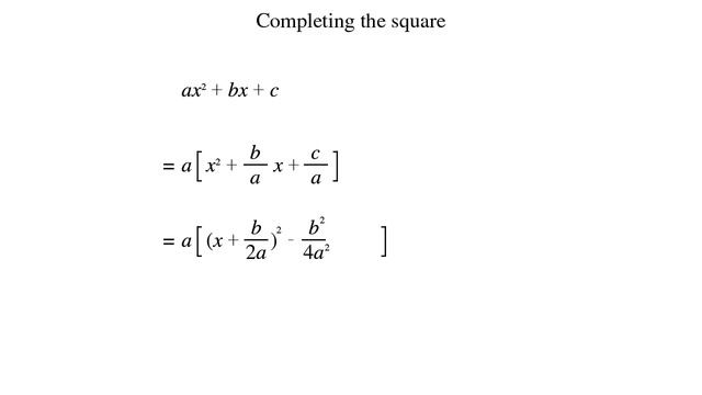 Maths solutions. Algebra - completing the square 2 смотреть онлайн