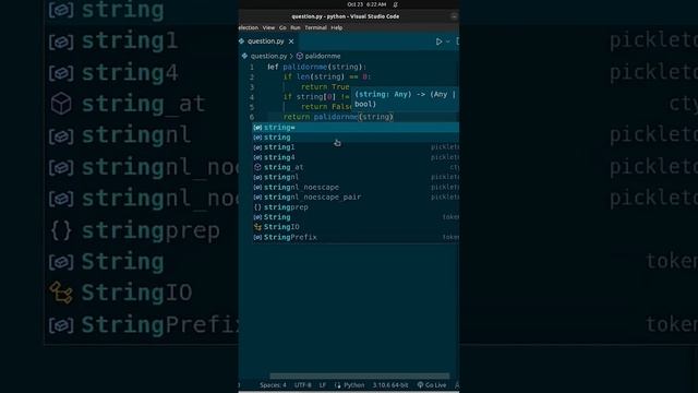 Program Palindrome In Python #pyhton #string #integers смотреть онлайн