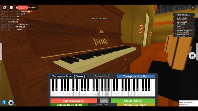Little Dark age - Roblox Piano смотреть онлайн