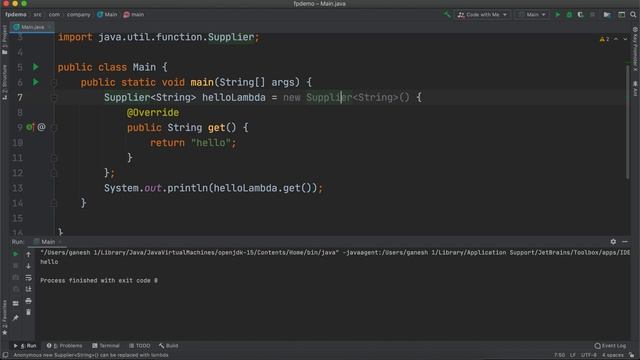 Lambda Essentials With IntelliJ IDEA смотреть онлайн