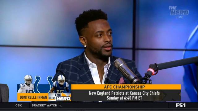 DONTRELLE INMAN on How difficult was it playing in cold weather at Arrowhead? | THE HERD смотреть онлайн