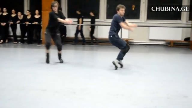 Georgian dance "Mtiuluri"-ensemble Sukhishvilebi.(Its just a rehearsal I am in shoke!!!) смотреть онлайн