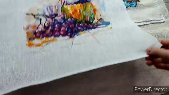 Рулон вышитых работ. Ссылка на телеграм-канал в описании. смотреть онлайн