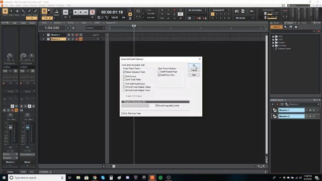 How to Load a Synthesizer or Virtual Instrument in Cakewalk by Bandlab смотреть онлайн