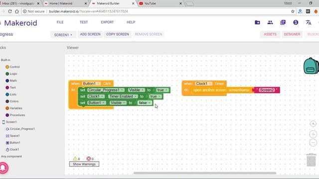 How to use Circular Progress and Linear Progressbar in Makeroid смотреть онлайн