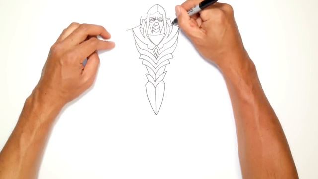 How to Draw Scorpion (Injustice: Gods Among Us) Video Lesson смотреть онлайн