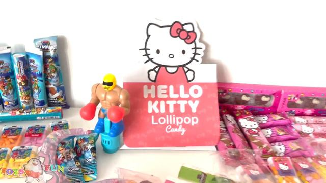 Pijamaskeliler sürpriz yumurta Hello Kitty sürpriz oyun hamuru stres çarkı ve loliboni atıştırm смотреть онлайн