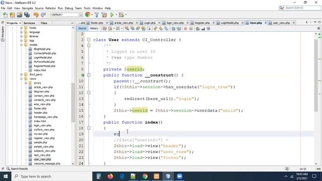 31 - Welcome profile of logged in user | CodeIgniter 3 Tutorial смотреть онлайн