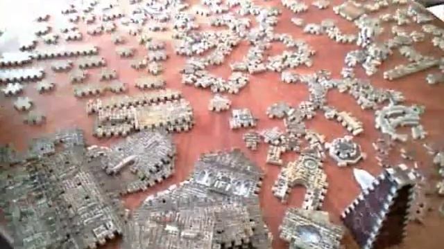 #5 - Jigsaw puzzle time-lapse (3D castle) смотреть онлайн