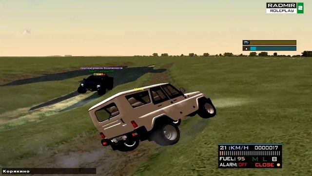 ПОКОРЯЕМ OFF-ROAD : УАЗ "HUNTER" VS FORD RAPTOR - RADMIR RP #18 смотреть онлайн