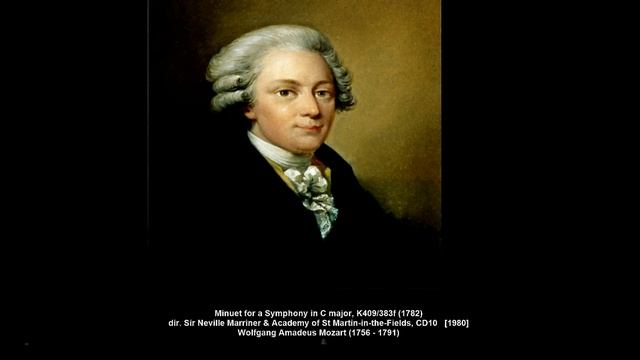 W.A. Mozart - Minuet in C major, K.409_383f (dir. Neville Marriner, 1980) смотреть онлайн