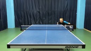 Подача веер в настольном теннисе