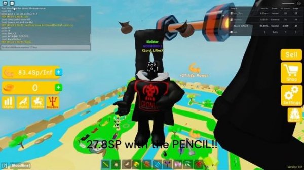 Buying Stage 21 in Lifting Simulator! (403.0Qad/click)!!