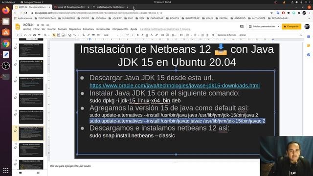 Instalación de Netbeans 12 ? con Java JDK 15 en Ubuntu 20.04 смотреть онлайн