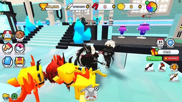 HOW TO GET HUNTER KUNAI & GOLDEN KUNAI FROM Ninja Fighting Simulator EVENT IN ROBLOX [? UGC LIMITED смотреть онлайн