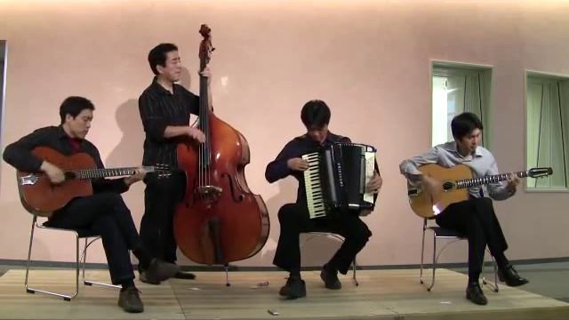 Accordion and Guitar Quartet " Swing 42 " - Gypsy Swing - смотреть онлайн