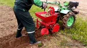 Мотоблок Gross с картофелесажалкой ВРМЗ