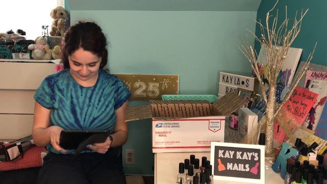 Kay Kay's Nails Episode 56: Spring Moon Shine Mani Unboxing Haul! смотреть онлайн