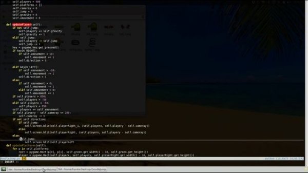 Create Doodle Jump in Python [Time Lapse]