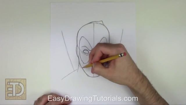 Как нарисовать Дедпула