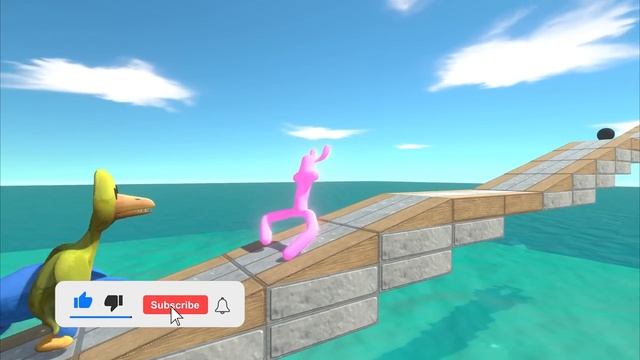 Monsters Climb the Cannonball Path - Animal Revolt Battle Simulator смотреть онлайн