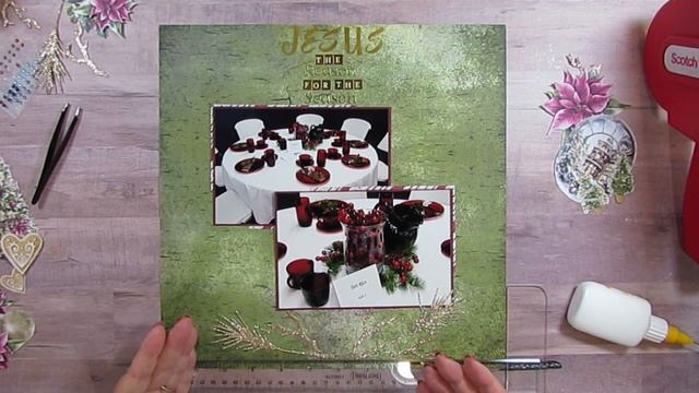 #30dscbl13 Day 24 - Jesus the Reason for the Season - Scrapbook Process Video 30 days of Sketches смотреть онлайн