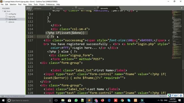 Registration and login in PHP with MYSQL| Signin and signup system using PHP Part 2 | PHP in Hindi смотреть онлайн