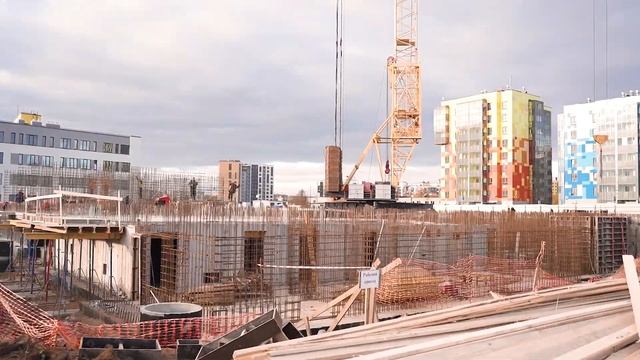 "IQ Гатчина" - ход строительства. Октябрь 2023 г. смотреть онлайн