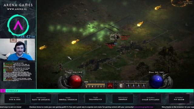 D2R Arena Games | 2v2v2 Streamer Duels! смотреть онлайн