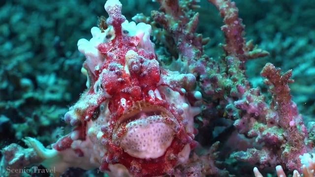 Aquarium 4K VIDEO (ULTRA HD) - Beautiful Coral Reef Fish - Focus Relaxing Music by Scenic Travel смотреть онлайн