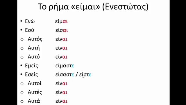 Греческая пятиминутка (выпуск 2). Тема: Глагол "быть" смотреть онлайн