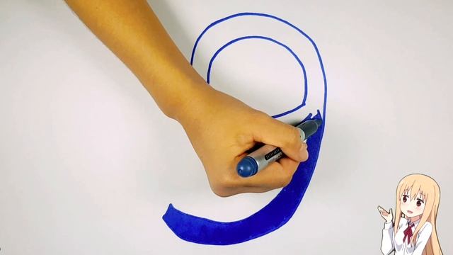 Drawing a picture of number 9 | Нарисуй картинку числа 9 | dessiner un nombre 9 смотреть онлайн