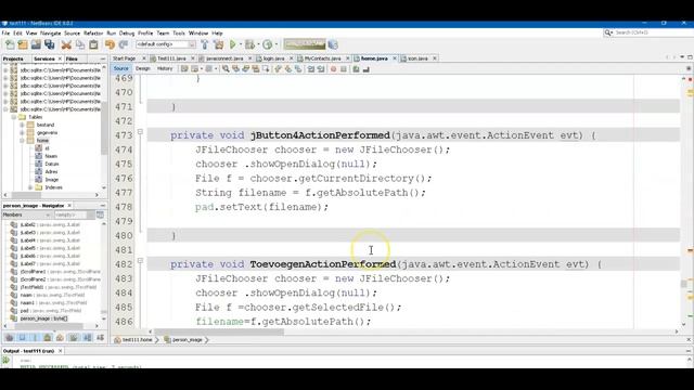JAVA-Foto opslaan/ how to save a image in data in java смотреть онлайн