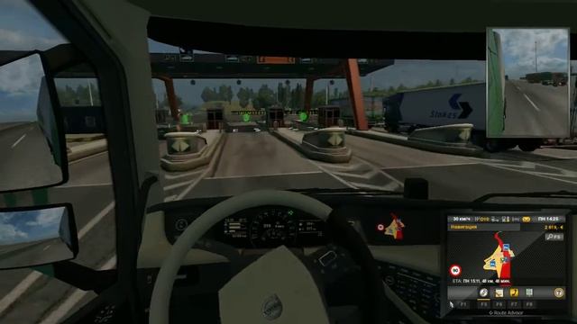 Euro Truck Simulator 2: Прогулка по Франции на Volvo (eurotrucks2) смотреть онлайн