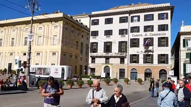 20.09.2017 Площадь Феррари. Генуя. Италия. смотреть онлайн