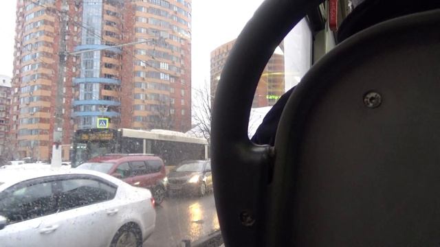 Поездка на автобусе ЛиАЗ-5292.22 (2-2-2) №Т424ХН77 №1 Станция Химки-2-й Б микрорайон Химок смотреть онлайн