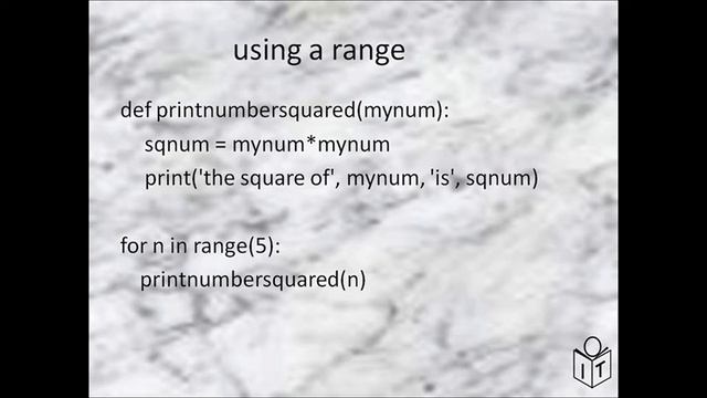 Python functions (range) Programming in simple English смотреть онлайн