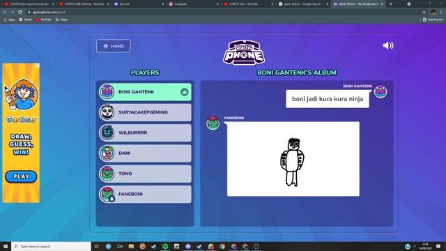 LMB Gaming Akhirnya Main Game | Gartic Phone | LMB Gaming #1 смотреть онлайн